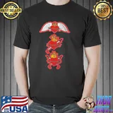 Sacred Jesus Heart Christmas Cross XMas Christian Shirt
