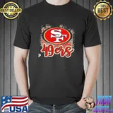 San Francisco 49ers Inspired Red and Gold Football Fan Shirt