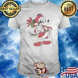 Santa Mickey Mouse Holiday Christmas Shirt