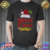 Santa Mimi Claus Christmas Matching Family T-Shirt Unisex