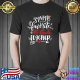 Santa's Favorite 4th Grade Teacher Christmas Party Xmas T-s Unisex