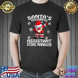 Santa's Favorite Assistant Store Christmas T-Shirt