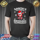 Santa's Favorite Radiologic Technologist Christmas T-Shirt Unisex