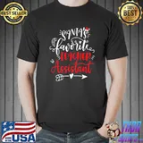 Santa's Favorite Teacher Assistant Christmas Party Xmas Premium T-Shirt Unisex
