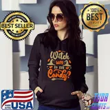 Sarcastic Halloween Witch Way To The Candy T-Shirt