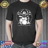 Saying Vintage Drums Drummer Shirt Unisex