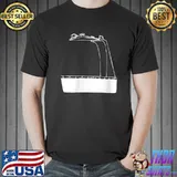 Scared On The High Dive Diving Board Swimming T-Shirt