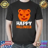 Scary Bear Of Halloween Quote T-Shirt
