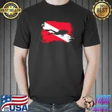 Scuba Diving Scuba Diver Dive Flag T-s Unisex