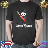 Seam Reaper Sewing Skull Shirt Unisex