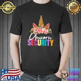 security Tee for women funny Unicorn Security T-Shirt