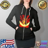 Sexy witch with broom spell on you potion Halloween s Full Zip Hooded