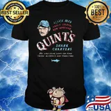 Since 1975 Anity Island New England Quint's Shark Charters Not Like Going Down The Pond Shirt
