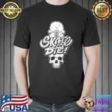 Skate or Die Skateboard Skull Skateboarding Halloween T-Shirt
