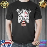 Skeleton Cake Halloween Pastries Scary Dessert Pregnancy T-Shirt