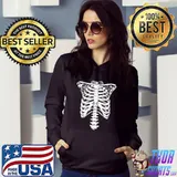 Skeleton Heart Rib Cage X-Ray Adult Kids Funny Halloween T-Shirt