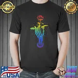 Skeleton Rainbow Moon Rose Witchcraft Tattoo Tarot Viking T-s Unisex