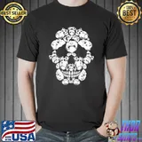 Skull Miniature Schnauzer Skeleton Halloween Costume T-Shirt