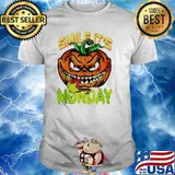 Smile It’s Monday Halloween Happy Pumpkin Halloween shirt