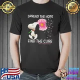 Snoopy Spread The Hope Find The Cure Shirt Unisex