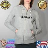 Snowcapped Germany - German Winter Souvenir T-s Full Zip Hooded