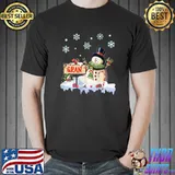 Snowman gran Freeze Christmas Party Gift Xmas T-Shirt