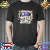 SOCCERMOM child football leopard shirt