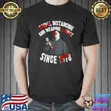 Social Distancing And Wearing A Mask In Public Since 1978 Premium T-Shirt
