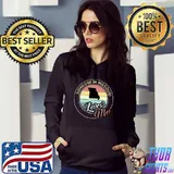 Someone in Missouri Loves Me State Map Outline Vintage Sunset T-Shirt