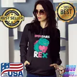 Spedusaurs Rex Special Education Funny Trex Heart Dino T-Shirt Hoodie