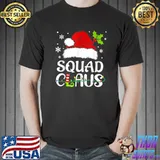 Squad Claus Shirt Christmas Pajama Family Matching Xmas T-Shirt Unisex