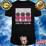 Squid Fishing Game, Chibi K-Drama Horror Costume T-Shirt