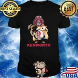 Squirrel scrat hug Kenworth logo shirt