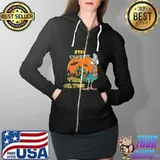 Stay Creepy Trick Or Peck Halloween Shirt Full Zip Hooded