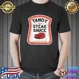Steak Sauce Bottle Label Halloween 2021 Couples Costume T-Shirt Unisex