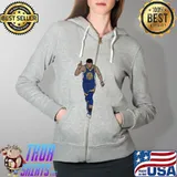 Steph Curry '3 Point Celebration' Golden State Warriors Shirt Full Zip Hooded