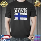 Stubborn Finn Finland Flag Shirt