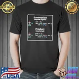 Summation capital sigma product capital pi math and computing shirt