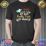 Super lunch lady by day tired by night cafeteria lady s Unisex