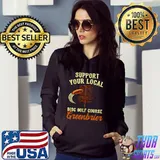 Support Your Local Disc Golf Course Greenbrier Golfer T- Hoodie