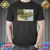 Svenska Stad Med Kyrka Och Fyr Strandvy Viktor Lindblad Shirt Unisex