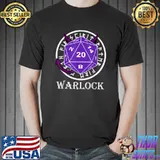 Tabletop RPG Roleplay Gaming - Dungeon Class Warlock T-Shirt