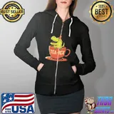 Tea Rex Dinosaur Vintage Shirt Full Zip Hooded