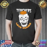 Teacher Loves Brain Halloween Student Trick Or Treat T-Shirt