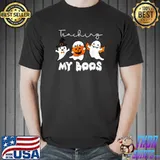 Teaching My Boos Halloween Ghost Funny For Teacher T-Shirt Unisex