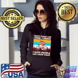 That's What I Do I Ride I Drink I Hate People And I Know Things Vintage Shirt