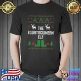 The Equatoguinean Elf Ugly Christmas Style Winter Holiday T-shirt