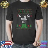 The Fijian Elf Ugly Christmas Style Winter Holiday Party T-shirt