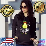 The Guitar avokado xmas avomerry Christmas Pajamas Classic T-Shirt