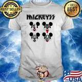 The Rock Mouse Mickeyss Mickey Kiss Band shirt